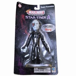 NIB *Movie Headliners Star Trek: The Next Generation Borg Super-Poseable Figure